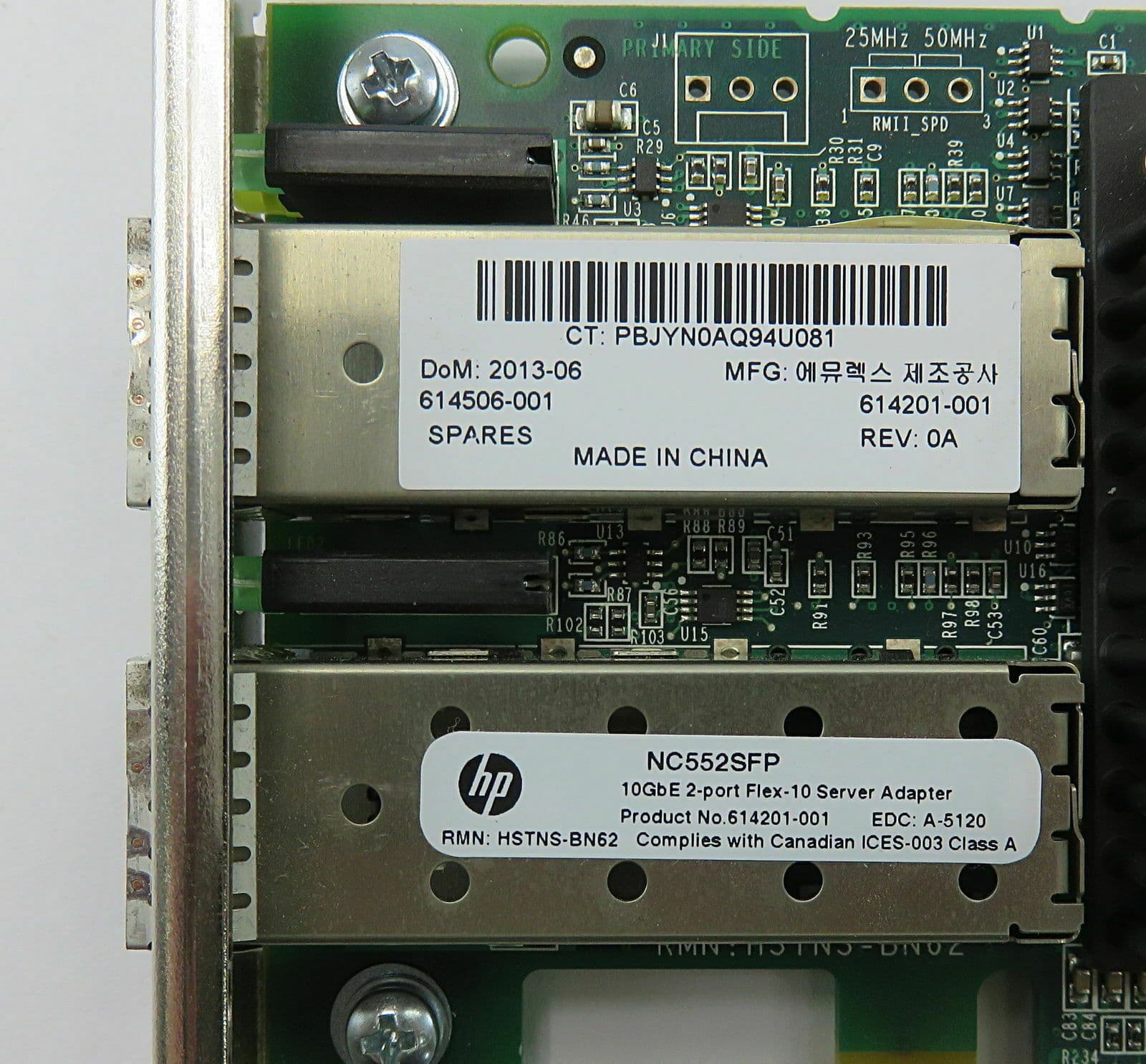 HP NC552SFP 10Gb 2-port